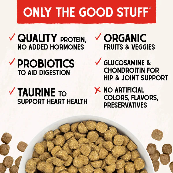 Stella & Chewy's Cage-Free Chicken Raw Coated Kibble Dry Dog Food 22 lb