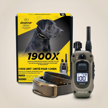 Dogtra 1900X E-Collar | 3/4 Mile Pro Remote Trainer