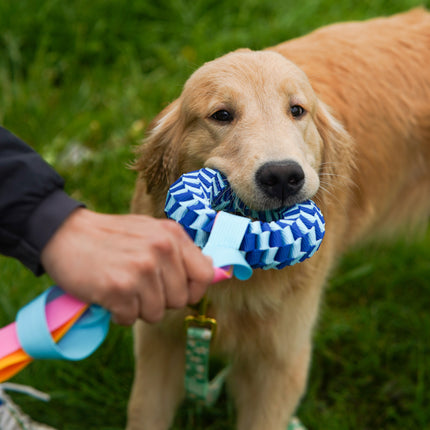 Nylon Ring Tug | Heavy-Duty Working Dog Tug Ring, K9 Academy