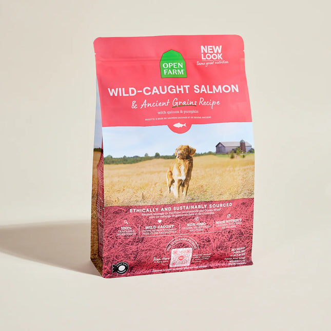 Open Farm Wild-Caught Salmon Dry Dog Food 22 lb