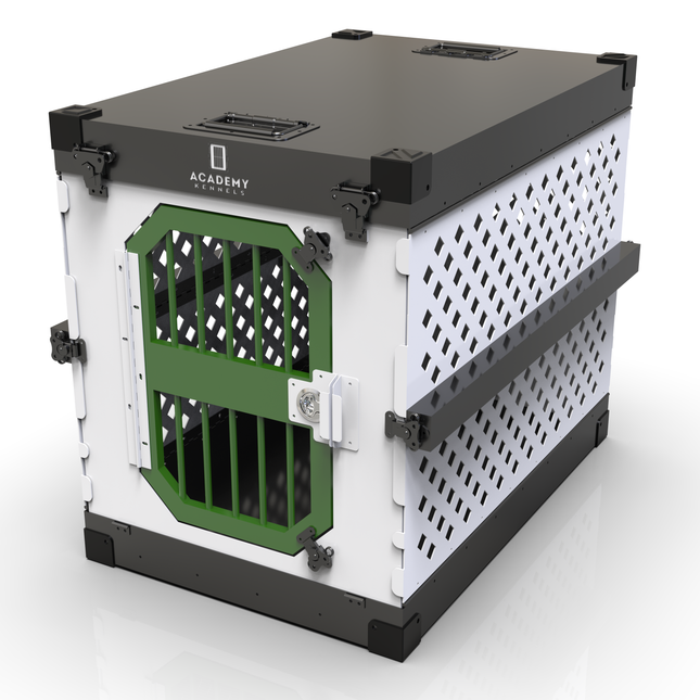 Academy Kennels Collapsible Dog Crate Tricolour