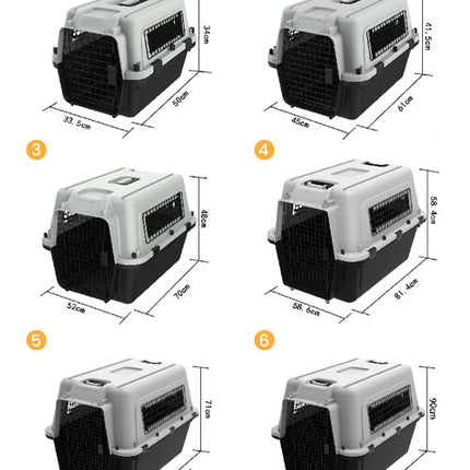 Academy Carrier Kennel | IATA Airline-Approved Dog Travel Crate XL and Giant