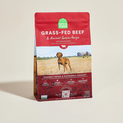 Open Farm Grass-Fed Beef & Ancient Grains 22 lb