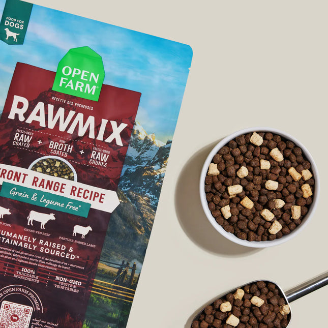 Open Farm-  RawMix Front Range Recipe Grain & Legume Free Dry Dog Food 20lb