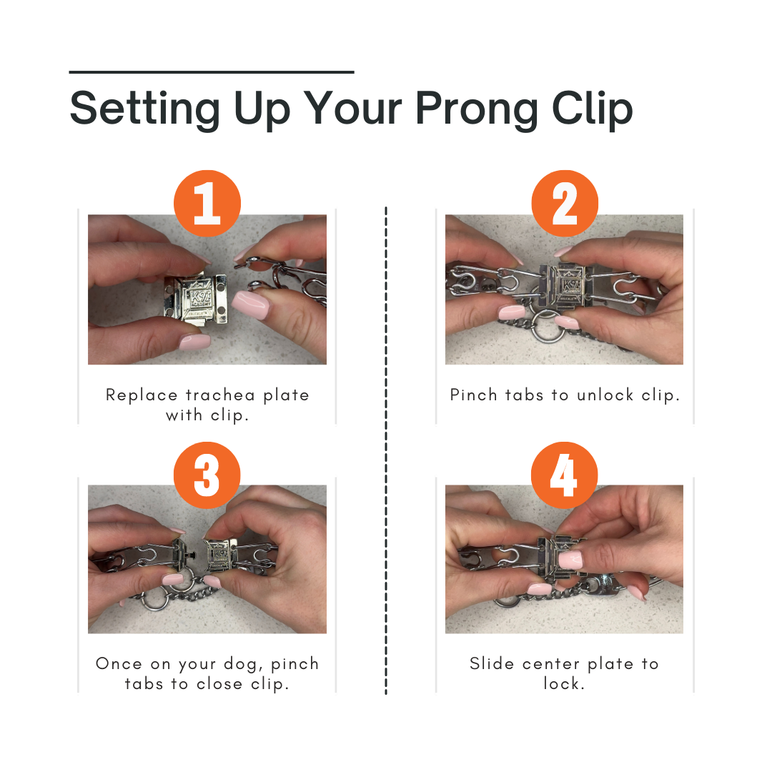 Quick Release Prong Clip K9 Academy