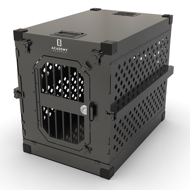 Academy Kennels Collapsible Dog Crate Black