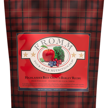 Fromm Four-Star Highlander Beef Oats and Barley 26lb bag
