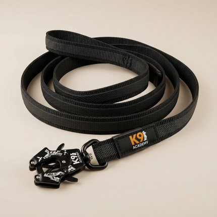 Grip Leash with K9 Academy Clasp | 4ft and 6ft Non-Slip Dog Leash