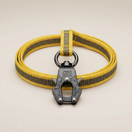 3/8 inch Grip Leash with K9 Academy Clasp | Slim Profile Dog Leash