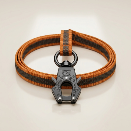 3/8 inch Grip Leash with K9 Academy Clasp | Slim Profile Dog Leash