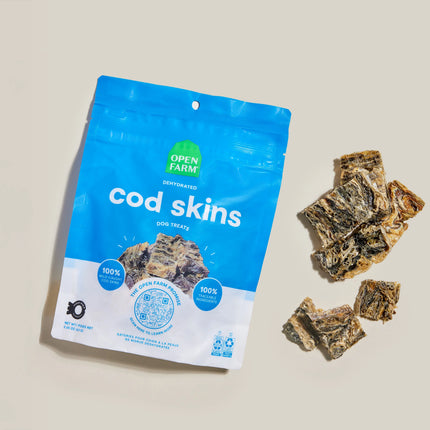 Open Farm Dehydrated Cod Skins Treats 7oz