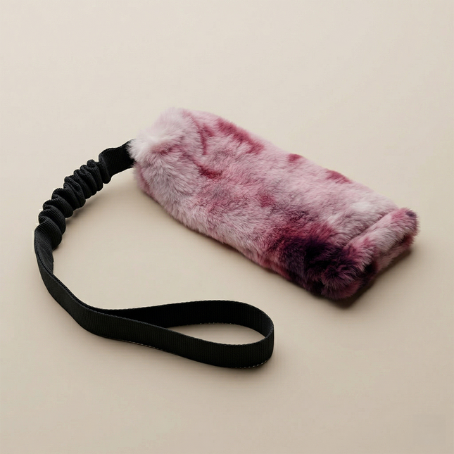 Real Rabbit Fur Bungee Tug | Premium Prey-Drive Tug Toy, K9 Academy