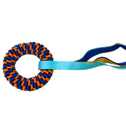 Nylon Ring Tug | Heavy-Duty Working Dog Tug Ring, K9 Academy