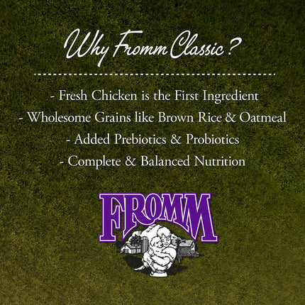 Fromm Classic Adult 30lb | Holistic Family-Owned Dog Food, Canada