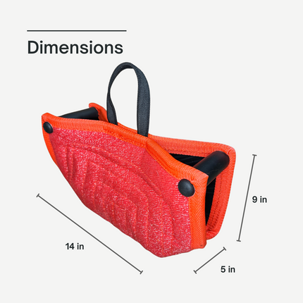 Three Handle Bite Wedge - Linen