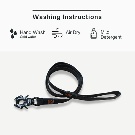 Grip Leash with K9 Academy Clasp | 4ft and 6ft Non-Slip Dog Leash